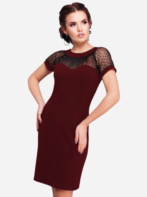 

Платье Fashion Up Alexandra PL-1596B 42 Марсала