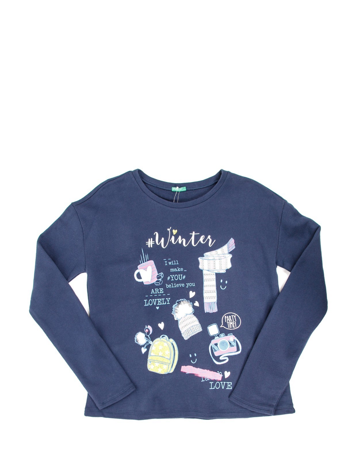 

Кофта United Colors of Benetton 130см синий 8032653638783