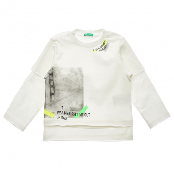 

Кофта United Colors of Benetton 130см молочный 8032845619101