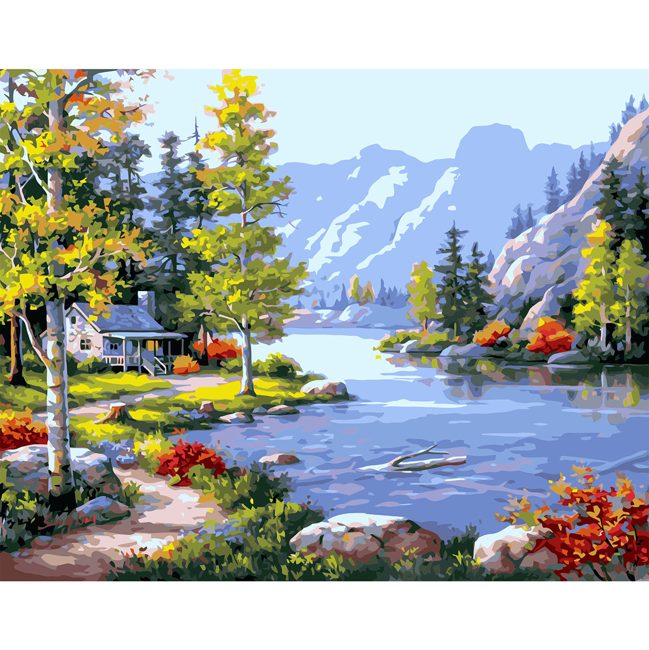 

Картина по номерам Речка, 40*50 см, ST в коробке