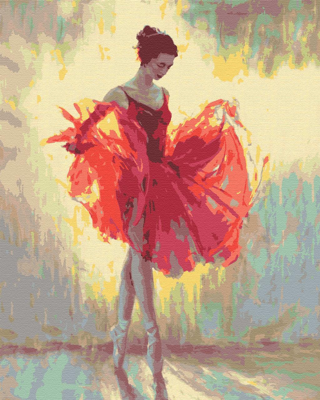 

Картина по номерам Нежная балерина,40*50 см, без коробки RB