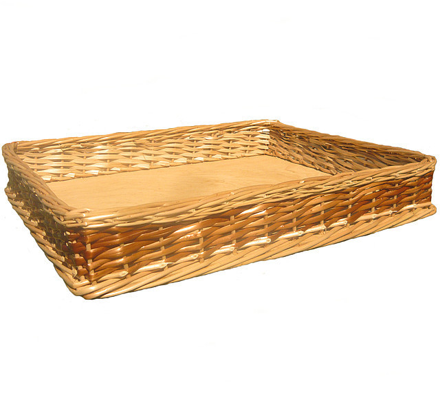 

Лоток плетеный из лозы Корал h20-55*36