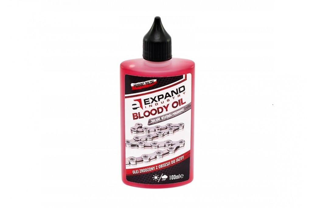 

Смазка для цепи EXPAND Chain Bloody oil dry/wet универсальная 100ml