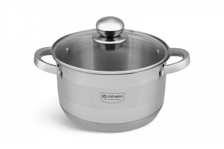 

Кастрюля Edenberg EB-3005 из нержавеющей стали 3,6 л