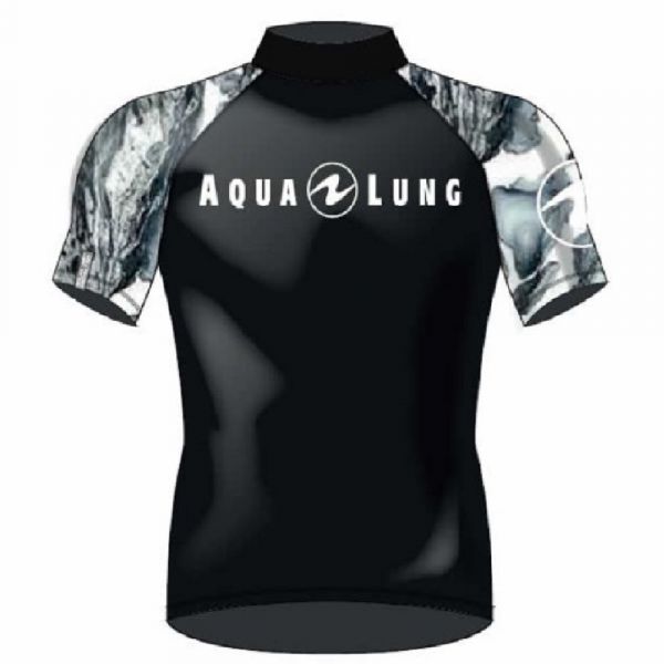 

Футболка солнцезащитная Aqua Lung Rash Guard Aqua NW мужская (чёрно-серый) M (CL2000409M)