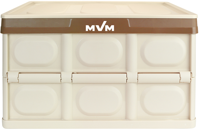 

Ящик для хранения MVM раскладной с крышкой FB-1 55л Бежевый (FB-1 55L BEIGE)