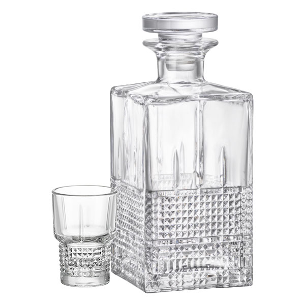

Набор для виски Bormioli Rocco Novecento 122127SS8021990 (7 пр)