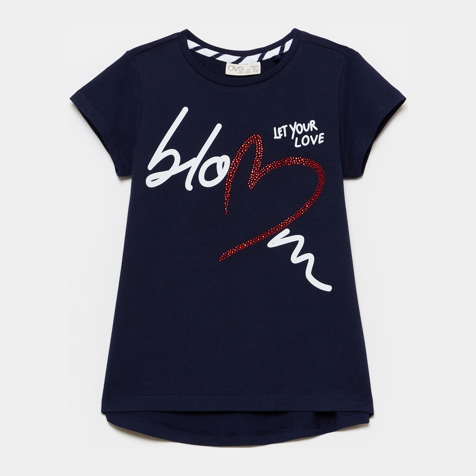 

Футболка OVS 1215303 104 см Blue
