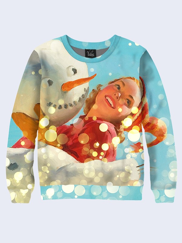

Женский 3D-свитшот Vilno, GIRL AND SNOWMAN, М (46), (Vil-10018)