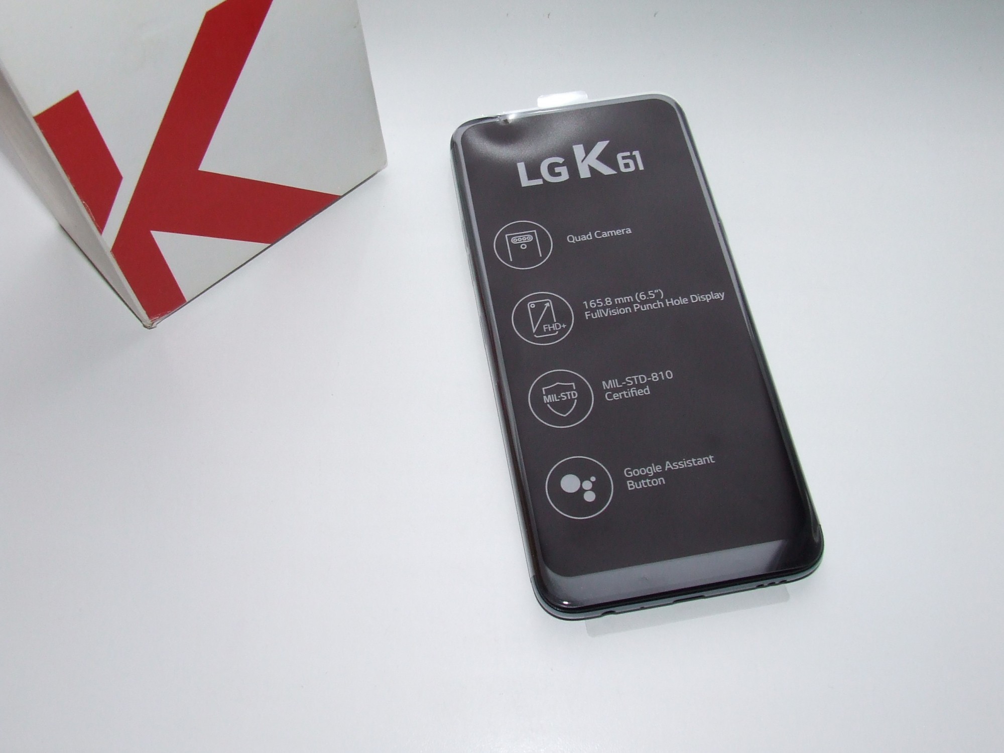 

Смартфон LG K61 LM-Q630EAW 4/128Gb Grey