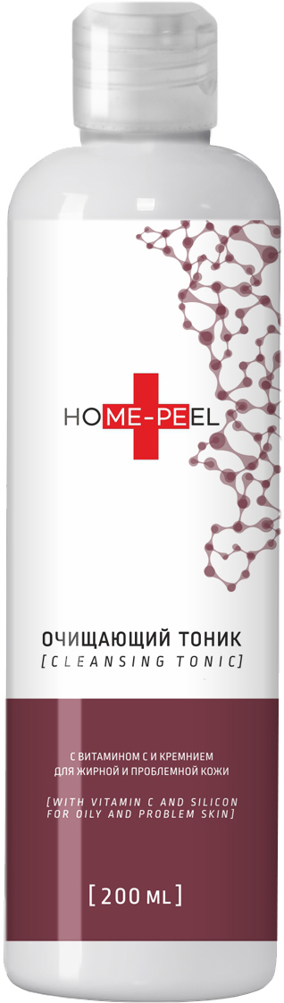 Акція на Очищающий тоник Home-Peel с витамином С и кремнием 200 мл (4820208890410) від Rozetka UA