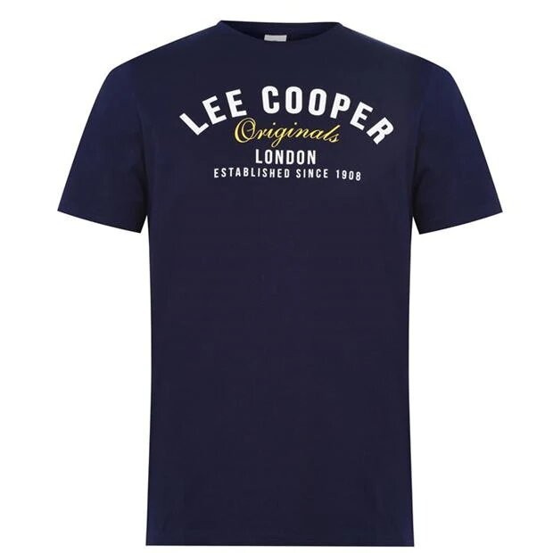 

Футболка Lee Cooper Cooper Logo T Shirt XXL Темно-Синий 59013122