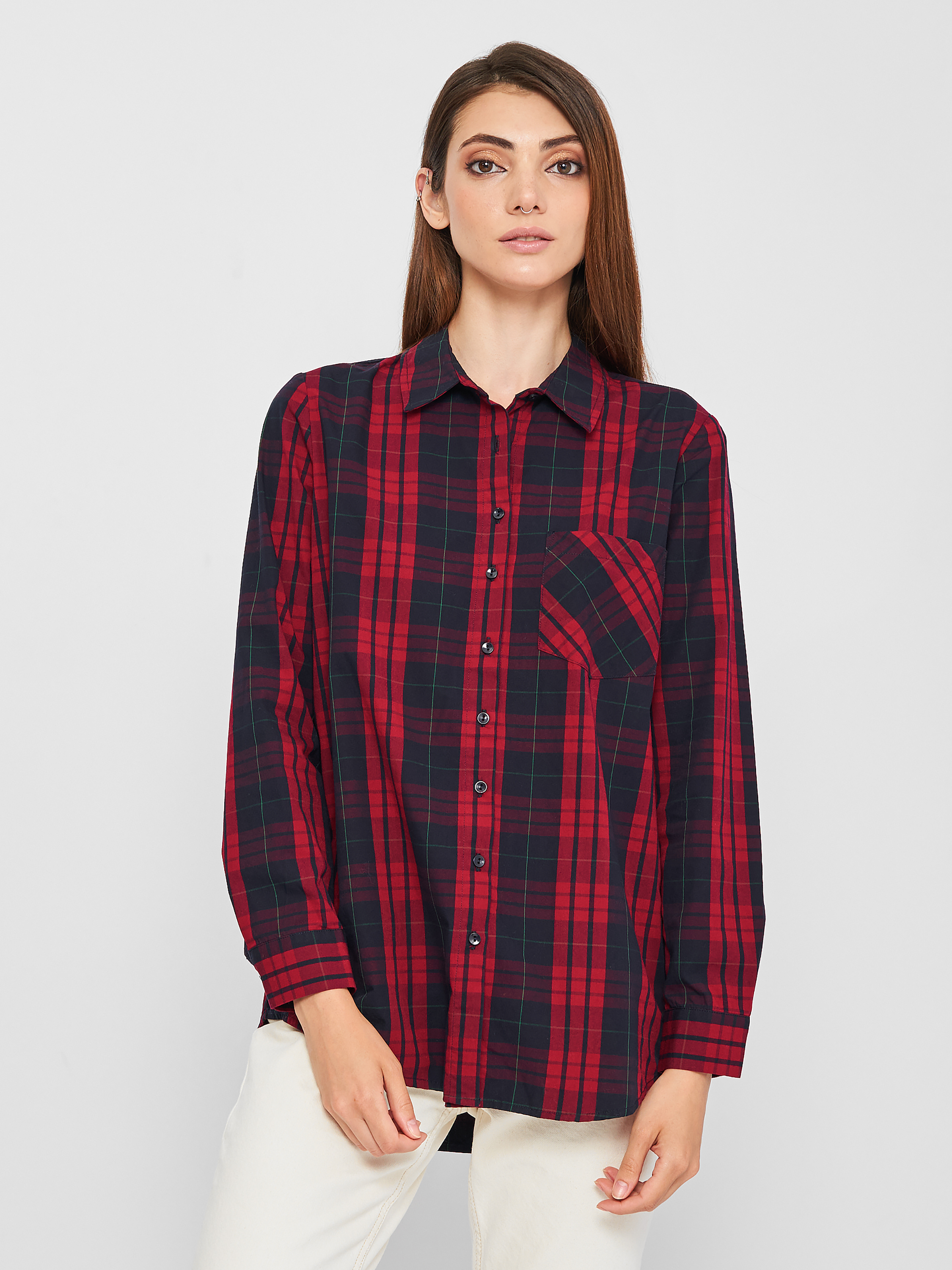 

Рубашка Koton 9KAL61343QW-11W 36 Blue Check