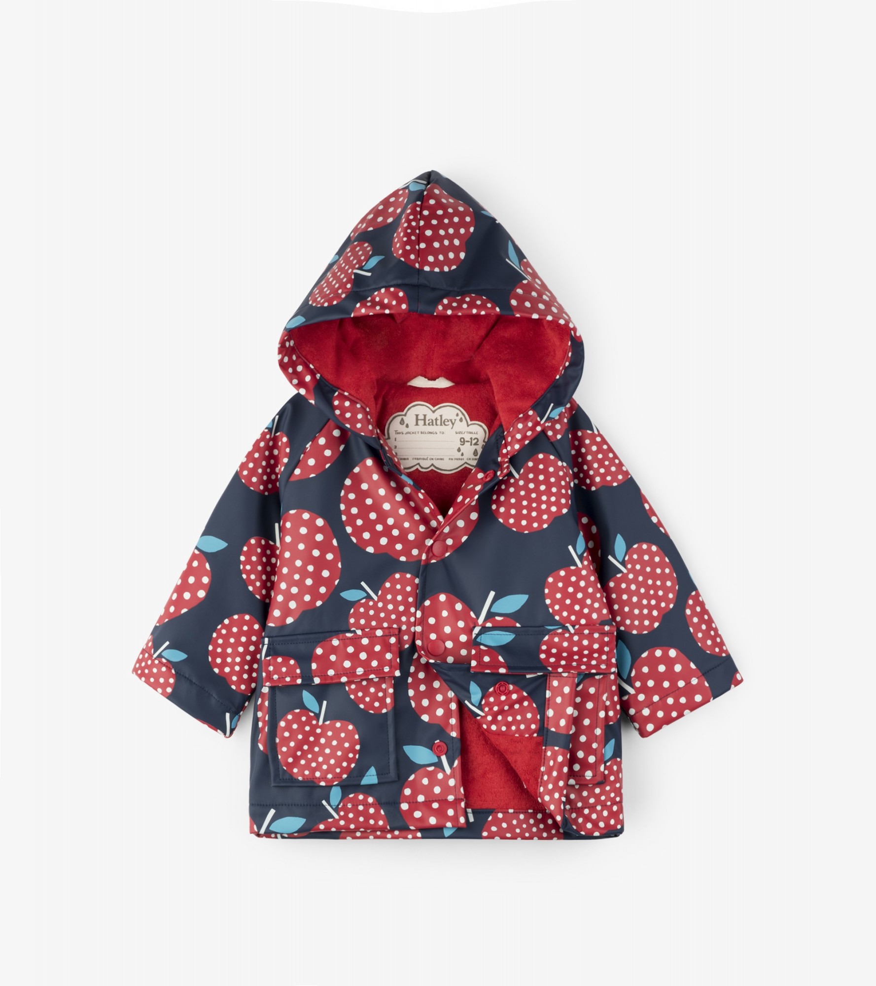 

Плащ Hatley Polka Dot Apples 9m синій 74см (F18PDI1317)