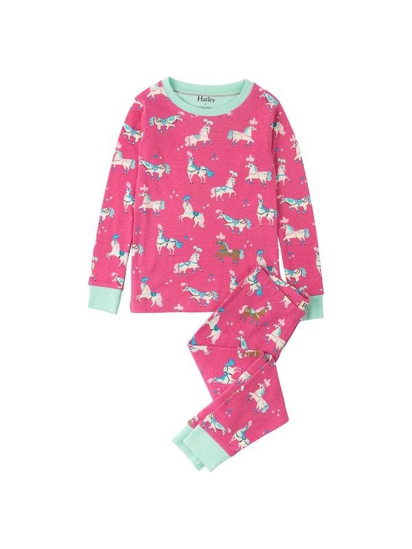 

Піжама Hatley Parade Horses 12A малиновий 152см (PJAFAHO603)