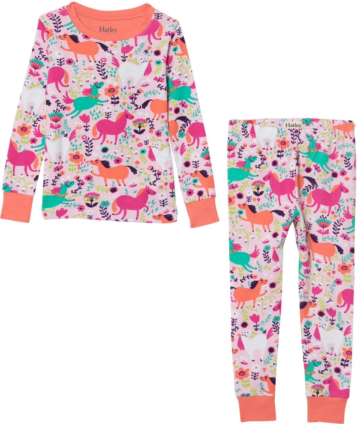 

Піжама Hatley Roaming Horses 8A рожевий 128см