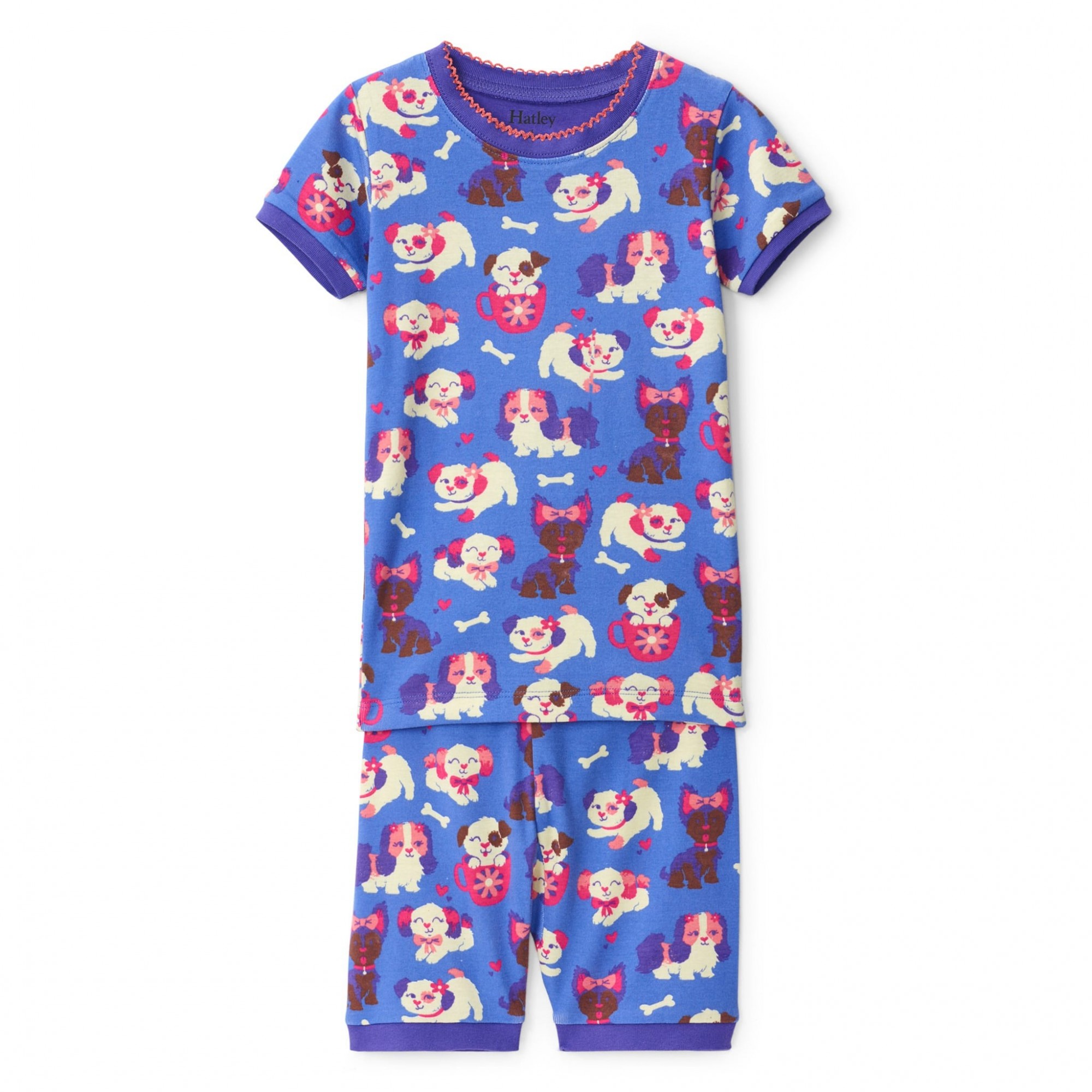 

Піжама Hatley Puppy Love 10A фіолетовий 140см (S20PLK217O)
