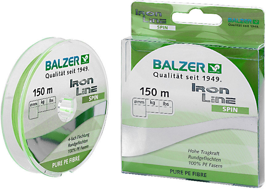 

Шнур Balzer Iron Line 4x Chartreuse 150 м 0.22 мм 14.2 кг Cалатовый (12632 022)