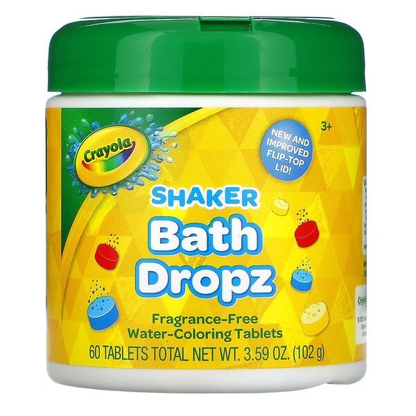 

Цветные таблетки Crayola Bath Dropz для игр в воде