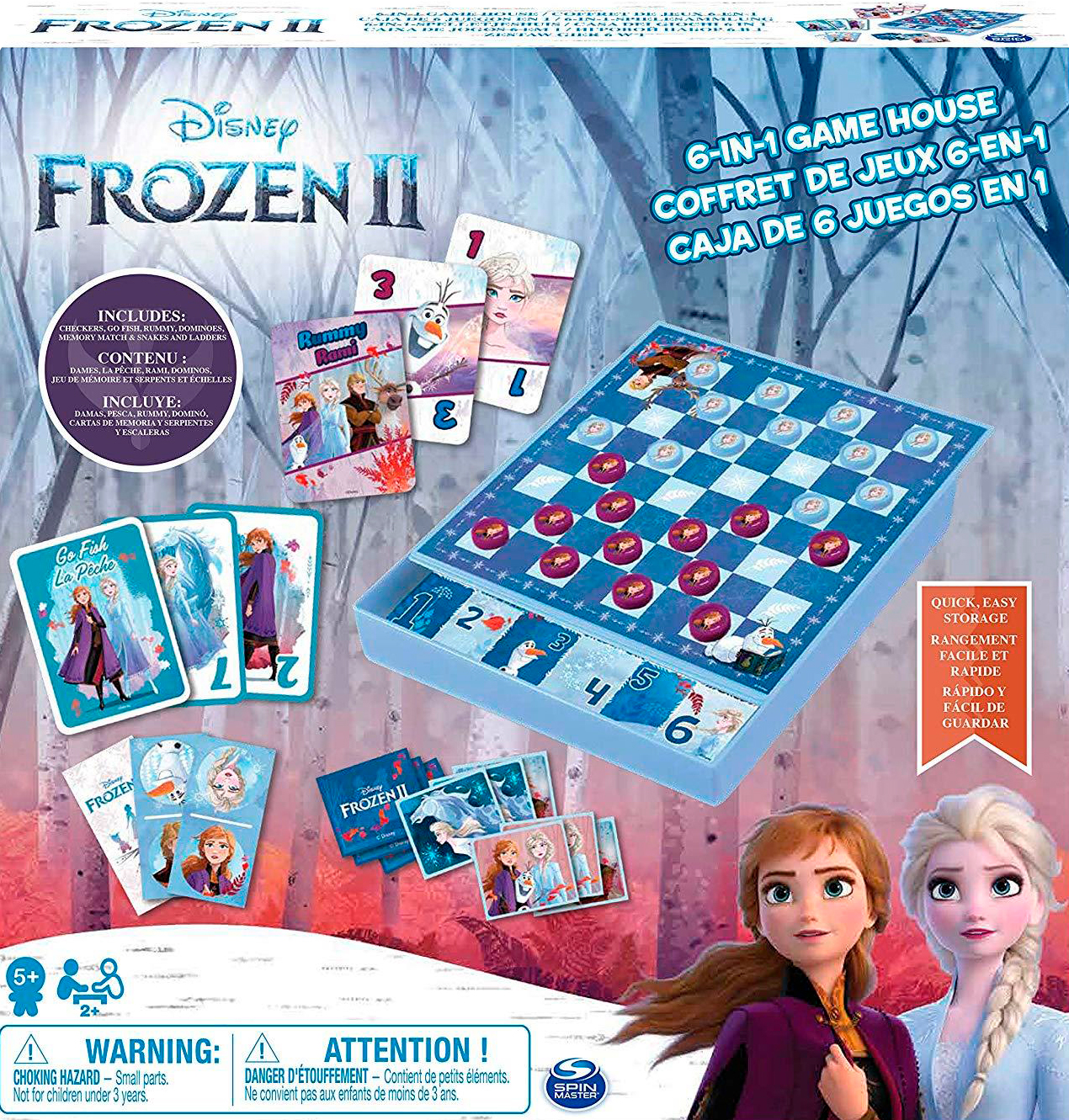 

Набор из 6 настольных игр Spin Master Холодное сердце 2 (SM98478/6053753)