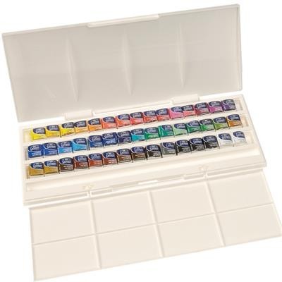 

Набор акварельных красок Winsor & Newton Half Pan Studio Set 45 цветов