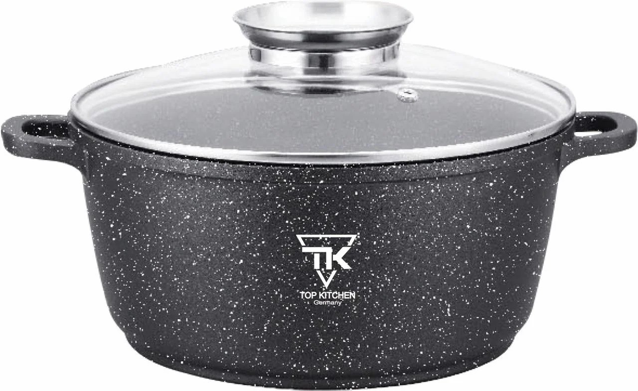 

Кастрюля Top Kitchen 28см 2.7л черная ТК00053