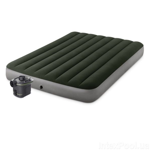 

Надувной матрас с электронасосом Intex Prestige Downy, 137 x 191 x 25 см. (64778)