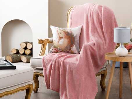 

Softy Плед 120х170 см розовый EH