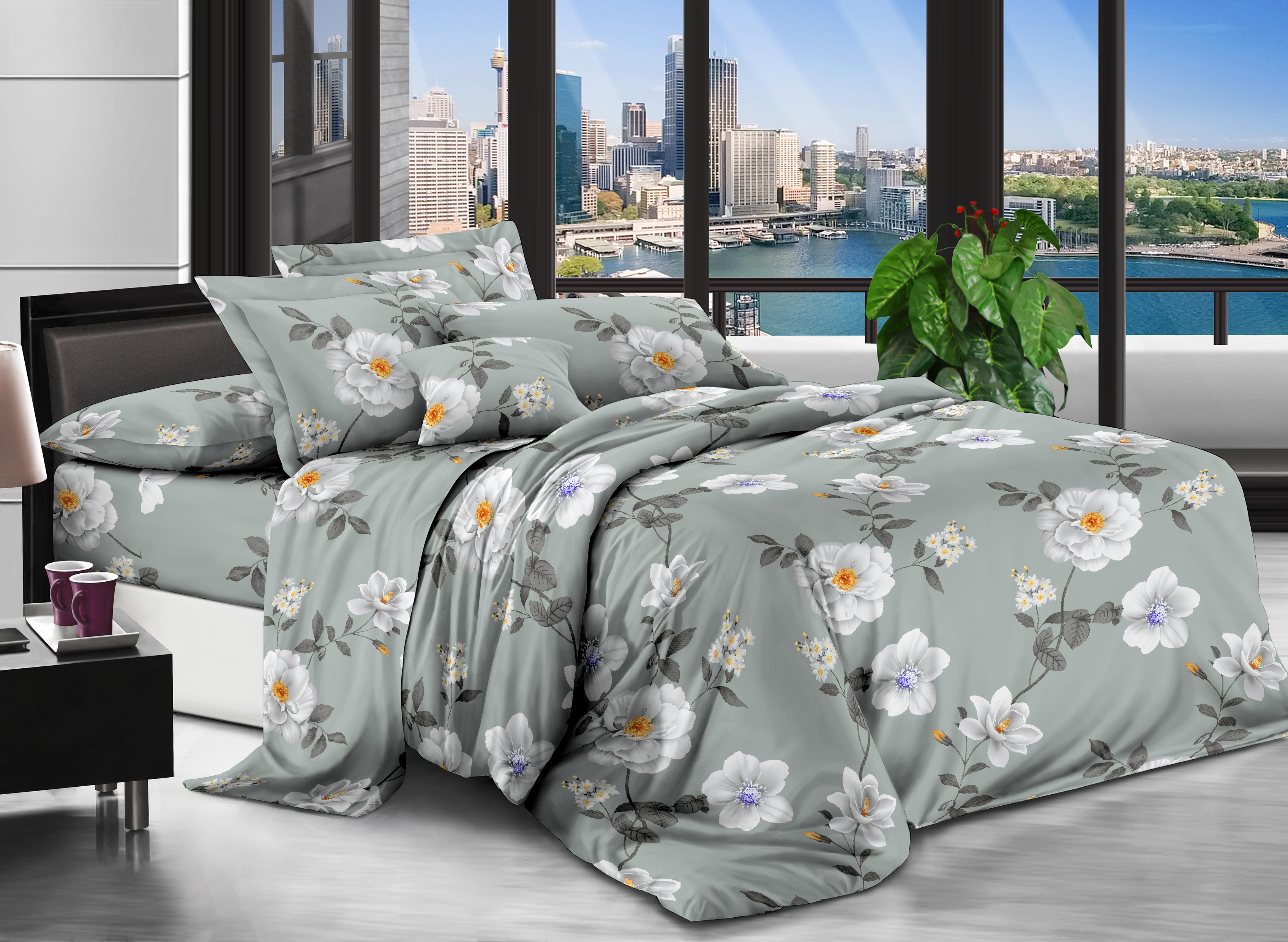 

Комплект постельного белья Modern Микросатин 15-0235 Dulness 200х220