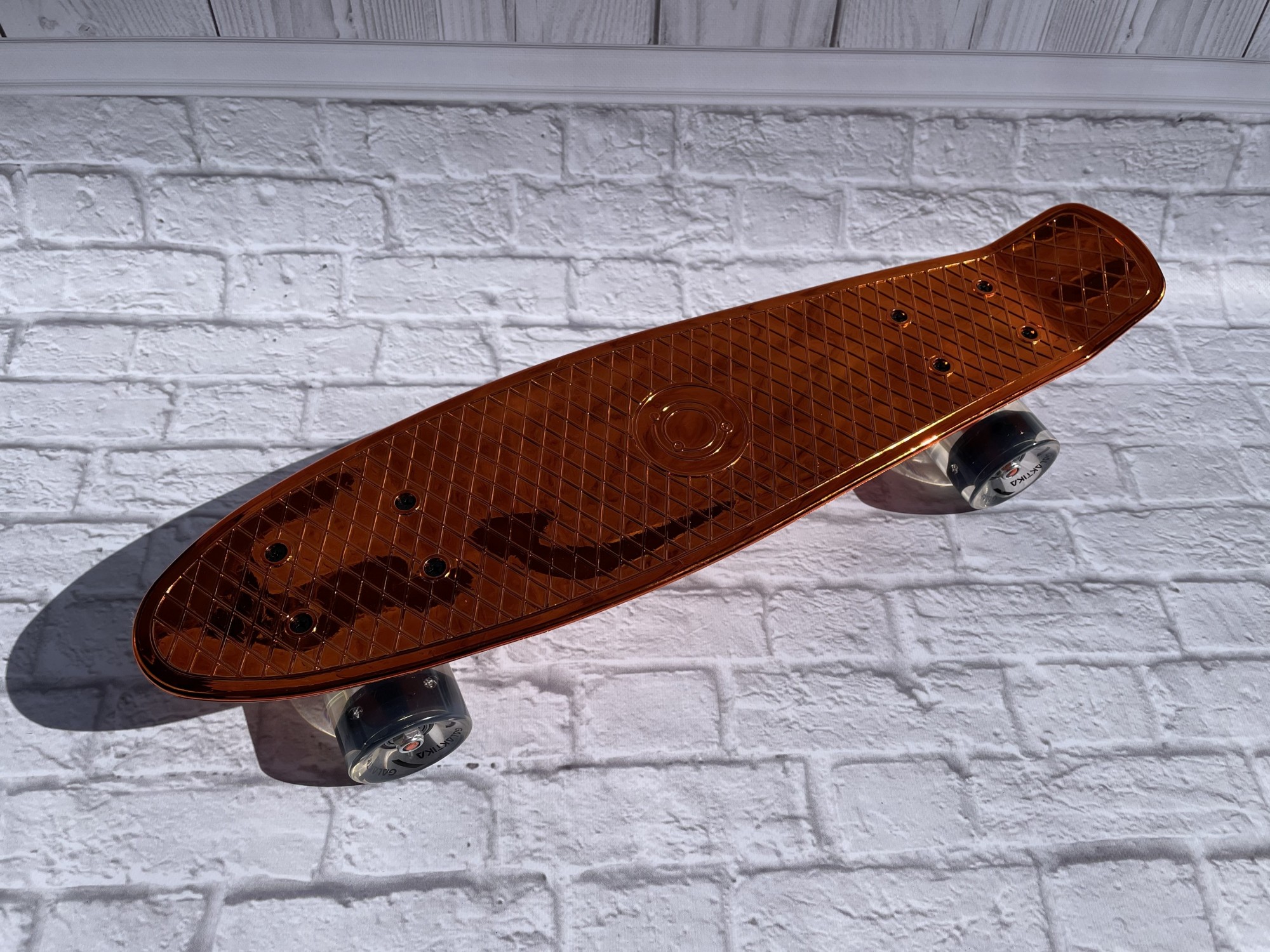

Пенни борд (скейтборд, круизер) Penny Board, Цвет-Бронза