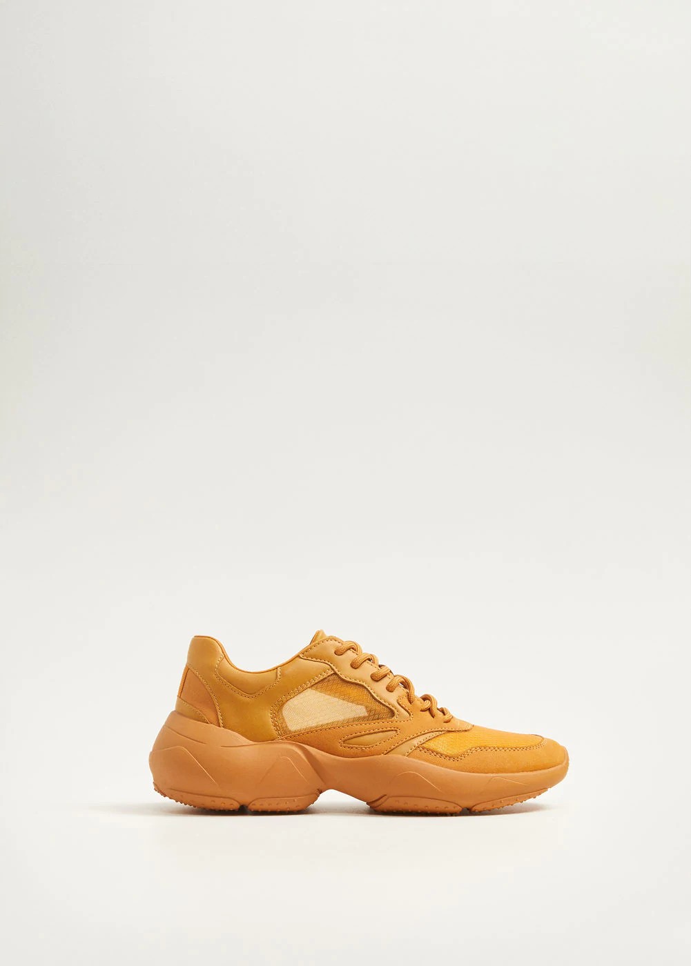

Кросівки MANGO Deportivas maxi suela Mostaza 36 гірчичний