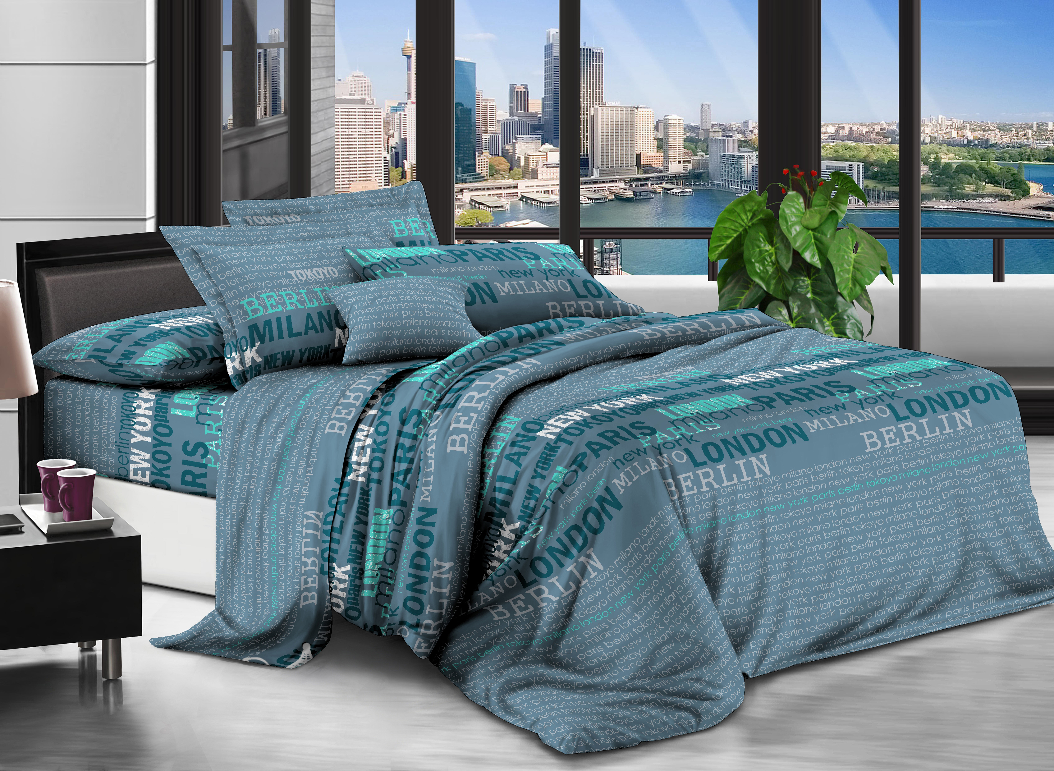 

Пододеяльник Modern Микросатин 15-0250 Mabel 175x210