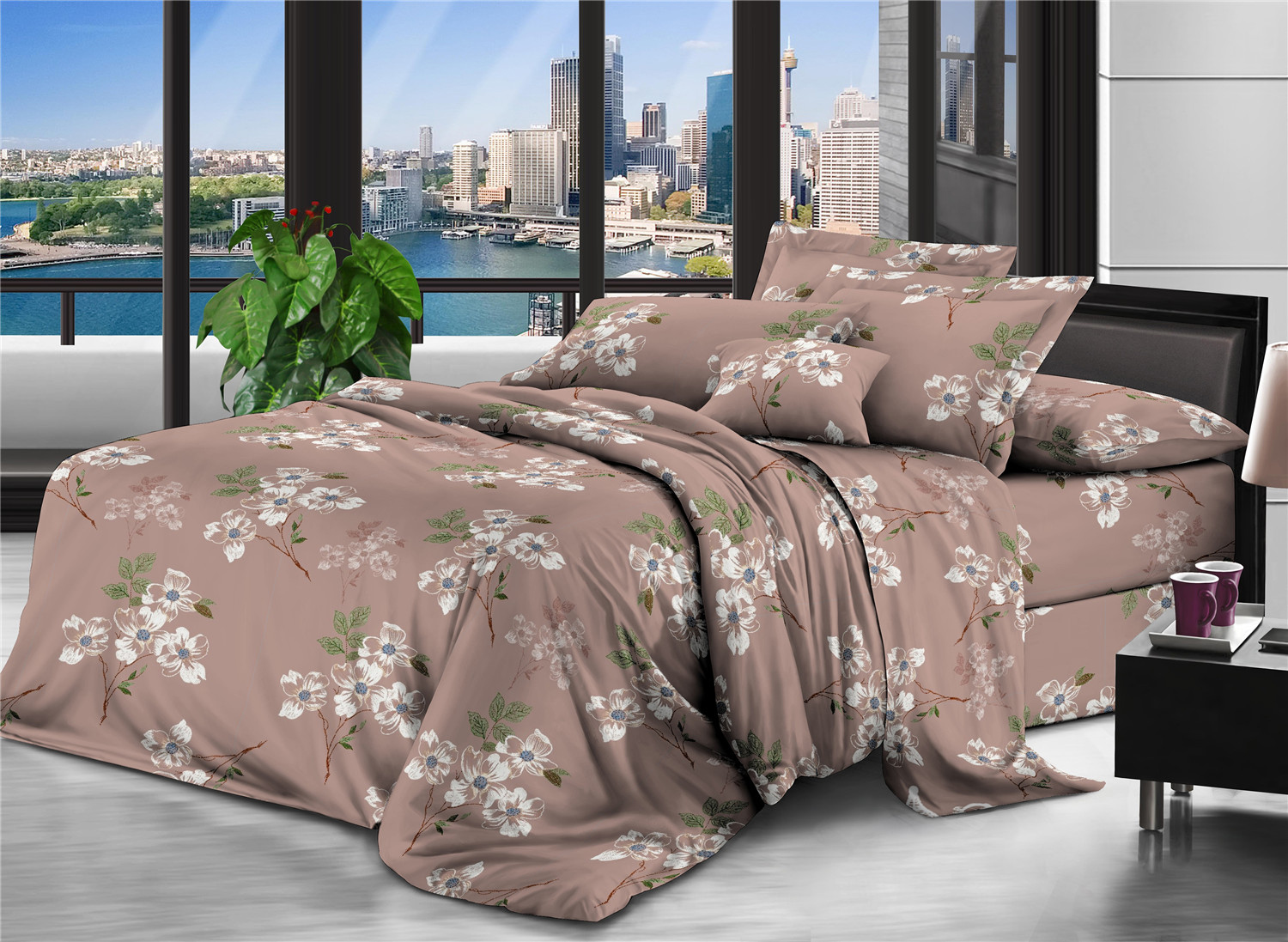 

Пододеяльник Modern Микросатин 15-0276 Marcela 160x220