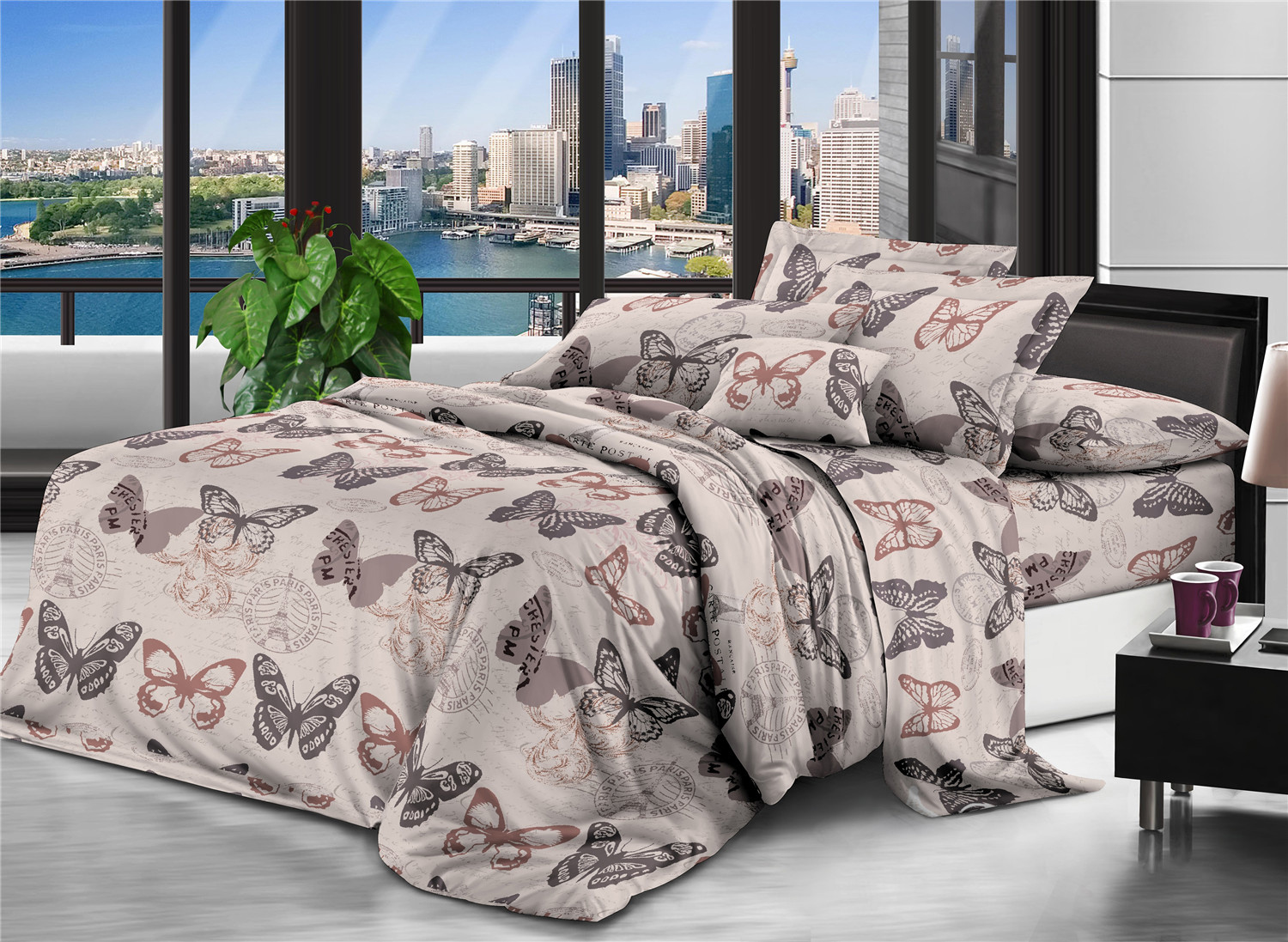 

Простынь Modern Микросатин 15-0227 Azure 220x240
