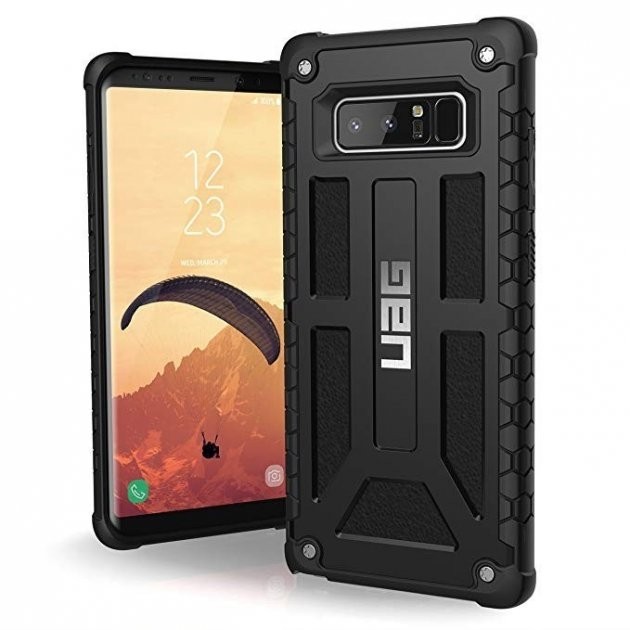 

Оригинальный Противоударный защитный чехол бампер UAG Monarch для Samsung Galaxy Note 8 Black