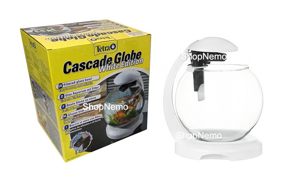 

Аквариумный набор Tetra Cascade Globe 6.8 л для петушка и золотой рыбки Белый