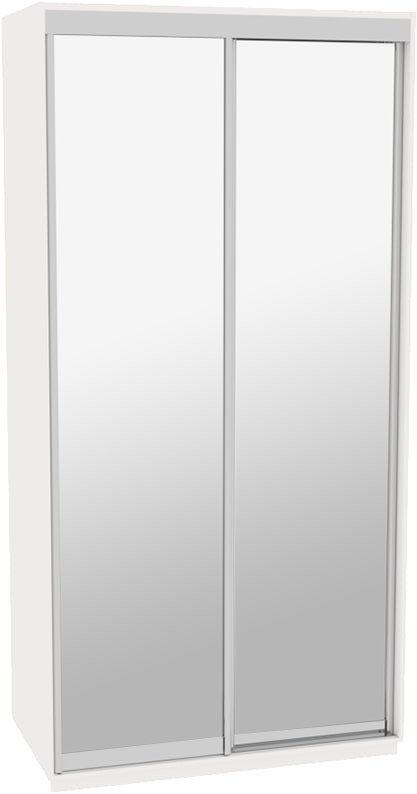

Шкаф-купе ДОМ ЭКО126 Белый Зеркало 120x60x240