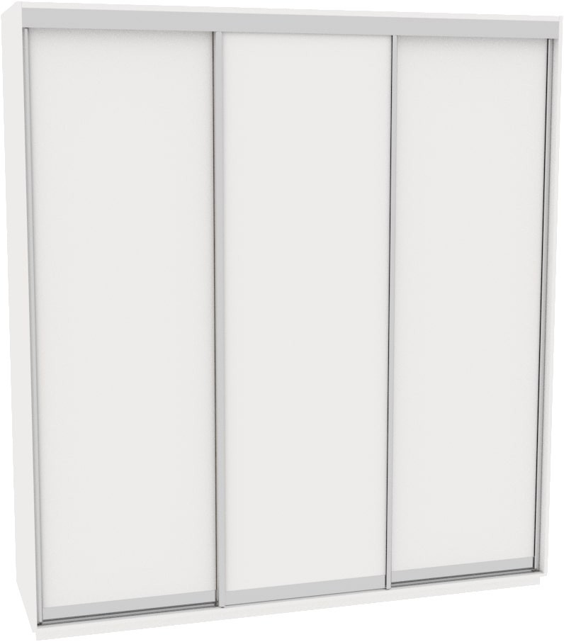 

Шкаф-купе ДОМ Н2196 Белый ДСП 190x60x240