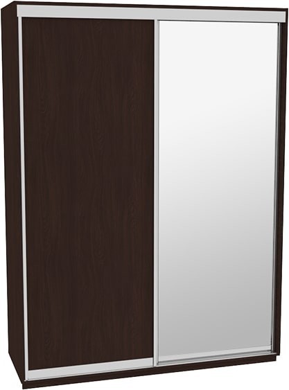 

Шкаф-купе ДОМ ВГ186 Венге ДСП+Зеркало 180x60x240