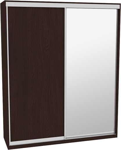 

Шкаф-купе ДОМ Н3206 Венге ДСП+Зеркало 200x60x240