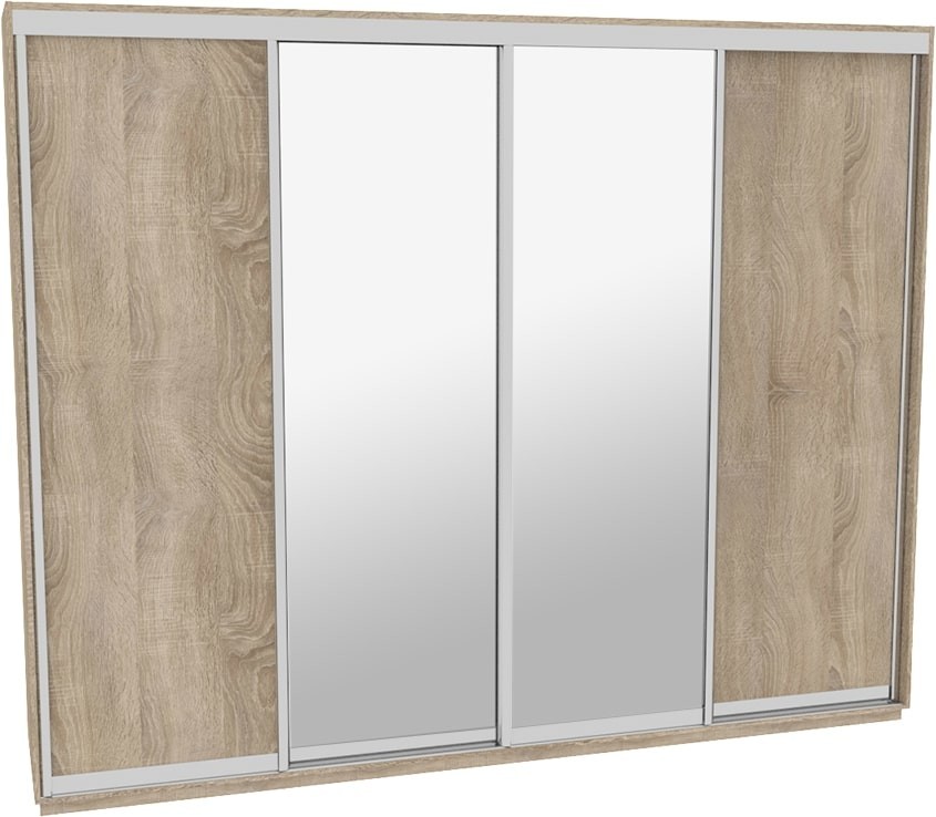

Шкаф-купе ДОМ Н3326 Дуб сонома ДСП+Зеркало 320x60x240