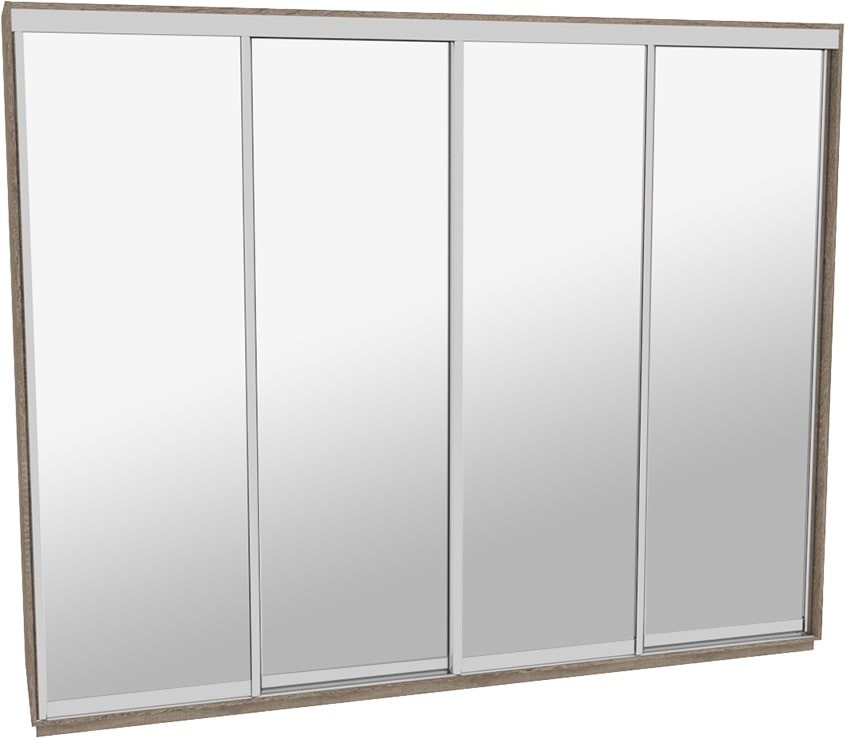 

Шкаф-купе ДОМ Н4326 Дуб сонома трюфель Зеркало 320x60x240
