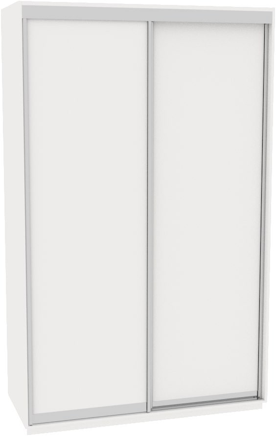 

Шкаф-купе ДОМ ВГ146 Белый ДСП 140x60x240