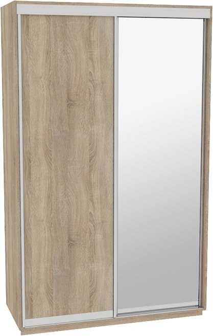 

Шкаф-купе ДОМ Н1166 Дуб сонома ДСП+Зеркало 160x60x240