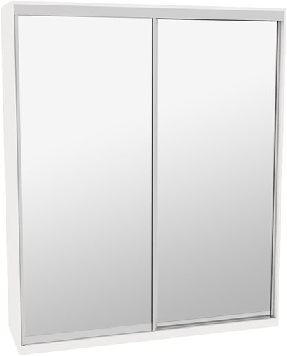 

Шкаф-купе ДОМ ВГ206 Белый Зеркало 200x60x240