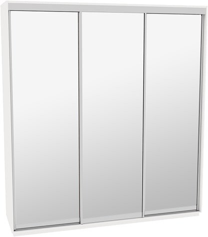 

Шкаф-купе ДОМ Н4236 Белый Зеркало 230x60x240