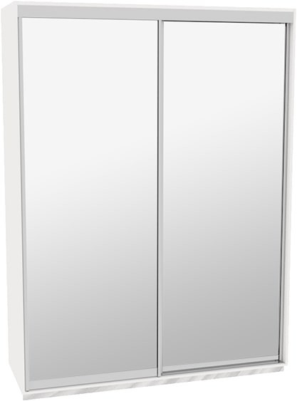 

Шкаф-купе ДОМ ЭКО186 Белый Зеркало 180x60x240