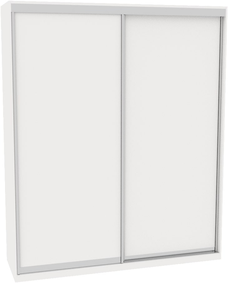 

Шкаф-купе ДОМ ВГ206 Белый ДСП 200x60x240