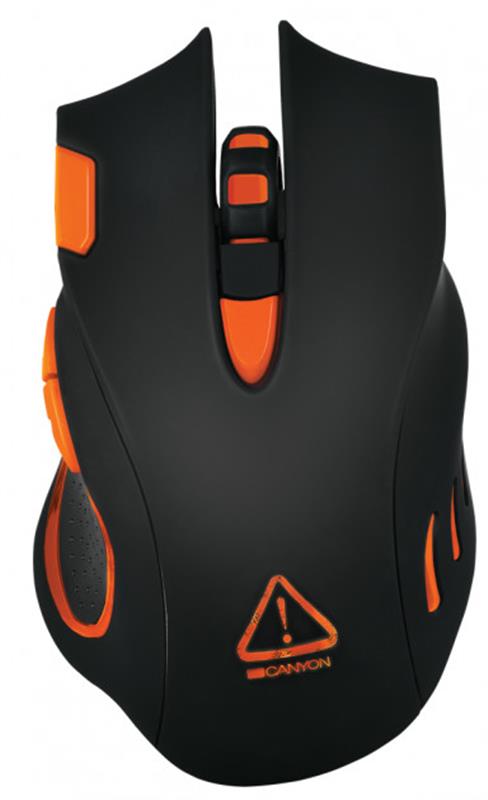 

Мышь Canyon Corax CND-SGM05N Black/Orange USB