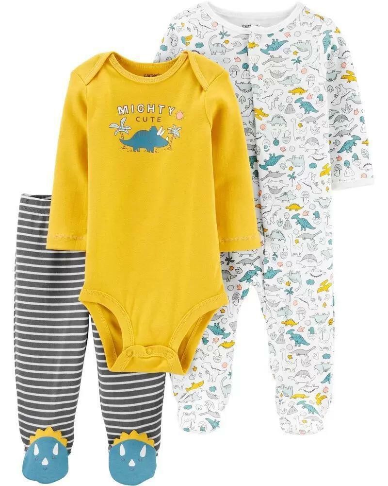 

Комплект Carter's 3МЕС 55-61см Динозаврики